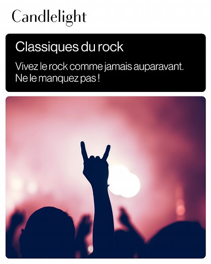 Les plus grands classiques du rock, une ambiance intime et des centaines de bougies.🔥🎶 Candlelight Paris vous attend | Candlelight Concerts by Fever