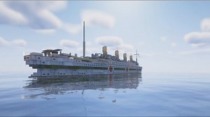 大英帝国皇家海军：不列颠尼克号医疗船 hmhs britannic（1915—1916）（minecraft1：3建筑）