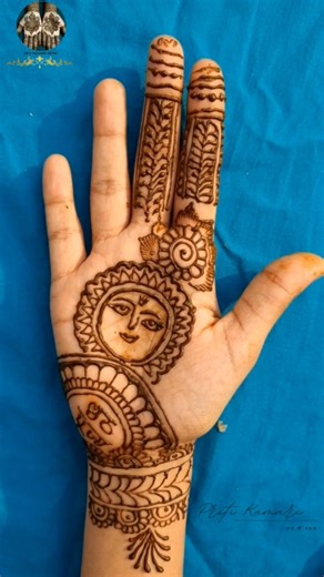Navratri Special & Chhath Puja Special Mehndi Designs। #mehndi#shorts#heena#mehandidesigns #viral