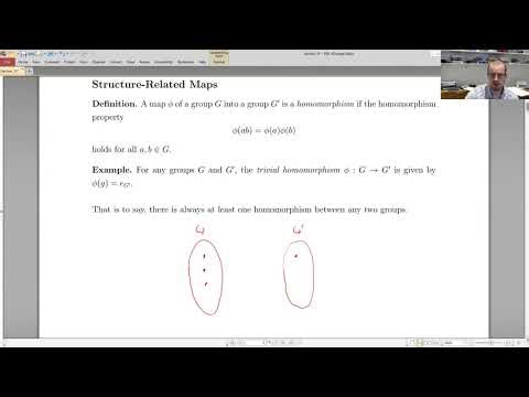 Abstract Algebra: Homomorphisms - Homomorphism Definition and Initial Example