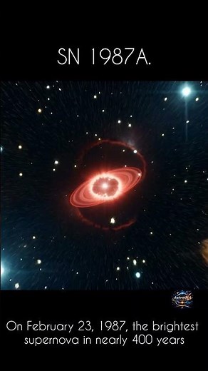 SN 1987A: The Supernova That Sent 10 Million Billion Neutrinos to Earth! 🌟 #space