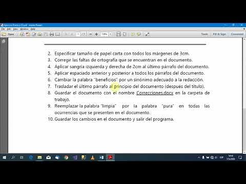 Ejercicio práctico 3 de Microsoft Word