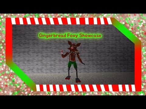 Gingerbread Foxy Showcase In Fnaf Back To The Past RP
