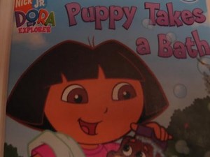 Dora The Explorer - Puppies Take A Bath ! - Read Aloud Story Books