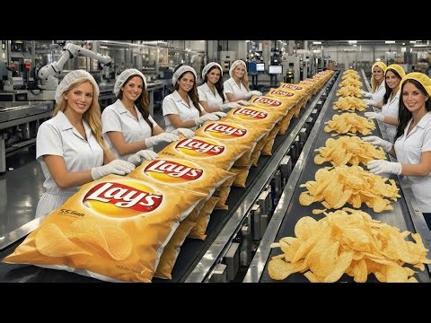 Inside the Lay’s Potato Chips Factory | How Lay's Potato Chips Are Made In Factory (Full process)