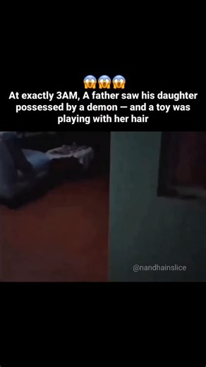 UNEXPLAINEDFLIX on Instagram: "𝗦𝗰𝗮𝗿𝘆 𝗡𝗶𝗴𝗵𝘁! This chilling video — already surpassing 2.2 million views on TikTok — has left people horrified. The footage was reportedly recorded at 3AM, the infamous “devil’s hour,” when the man behind the camera heard a woman’s strange laughter coming from the next room. When he opened the door, he found a little girl sitting alone at a table. He didn’t move closer at first… until he noticed something terrifying. From beneath the table, two pale hands 
