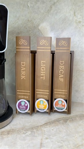 Amazon Coffee Pod Library #youtubeshorts #organizedhome #coffeelover #amazonfinds