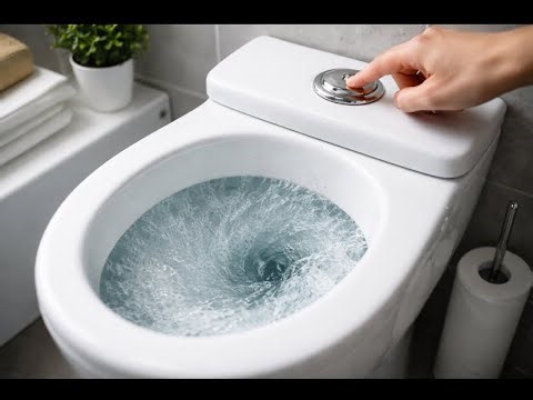 Toilet Flush Sound Effect | Bathroom Flush | Clean Water Sound