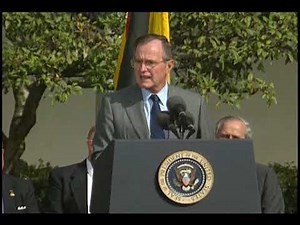 MT1103 - Ceremony Celebrating Reunification of Germany - 31 October 1990