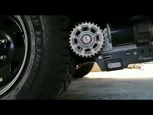 Purple line quattro caravan mover fitted to Sprite LX 60