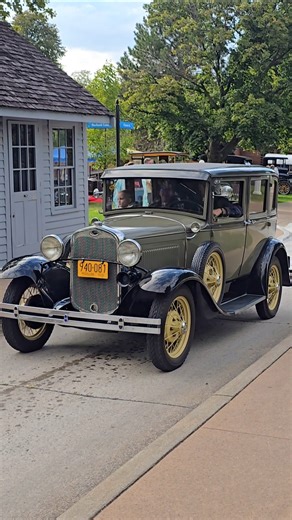 1930 Ford Model A Classic Car Drive By Engine Sound Old Car Festival Greenfield Village 2025