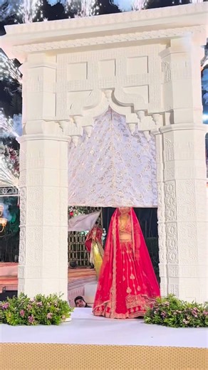 Sparkular Entertainment on Instagram: "A royal arrival fit for a king, riding grace and pride, On a majestic white elephant, destiny walks by his side. Through the royal white door, an angel descends, Wrapped in grace where every heartbeat bends. Elegance opens, dreams come alive, A queen steps in, glowing as a bride. This door opens to love, forever and always 🤍🌸 #RoyalGroomEntry #WhiteElephantChariot #KingStyleEntry #SparkularEntertainment #GrandWeddingEntry RoyalVibes [RoyalBrideEntry White