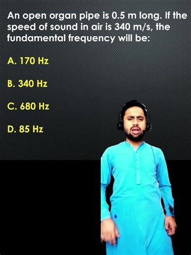 Organ Pipe Numerical Waves MDCAT PRACTICE MCQ #mdcat #mdcat2026 #mdcatphysics #mdcatmcqs #pmdc
