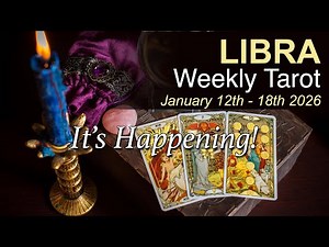 LIBRA Weekly Tarot Reading 'A BREAKTHROUGH BRINGS RELIEF!" Intuitive Spiritual Guidance Jan 12 - 18