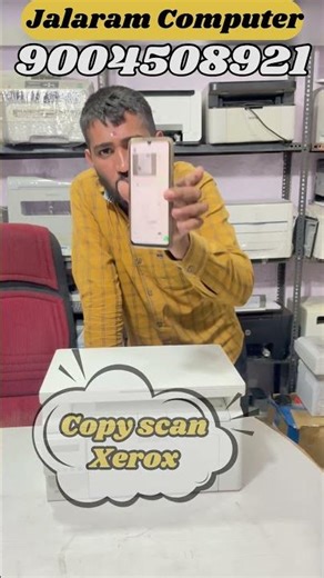 Hp copy scan xerox printer with 3 months warranty