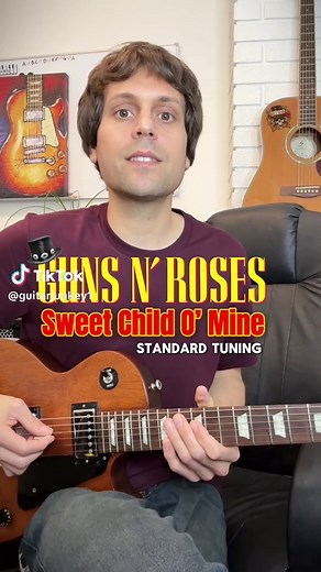 Sweet Child O’ Mine Guitar Tabs in Standard Tuning