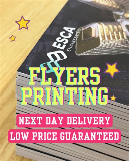 Custom Flyers Printing | Double Sided Print - Etsy UK