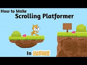 Scrolling Platformer Game in Scratch in 12 minutes