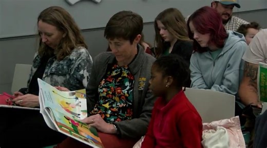 Fans celebrate new ‘Reading Rainbow’ host during Wichita library visit