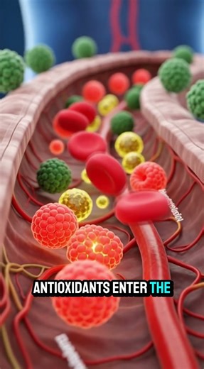 What happens while you eating Raspberries in the human body #FoodInsideBody #Digestive #3DAnatomy