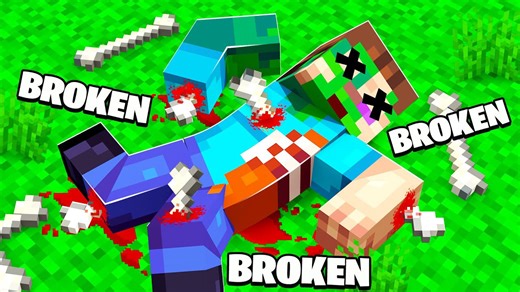 Minecraft’s Most Painful Challenge - Every Bone, Broken