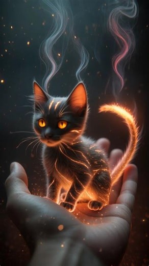 Ember Wisp Kit – A Palm Sized Fire Spirit Kitten 🔥✨