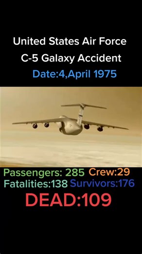 C-5 Galaxy Plane Crash - April 1975