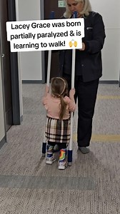 The incredible @laughlikelacey learning to walk again 😍 This is amazing to watch 🤝 #paralysis #disabled #wheelchair #disability #accessibility | Limitless Travel