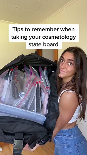 Tips for your cosmetology state board!! #sanitation #cosmetologystudent #beautyschool #practical