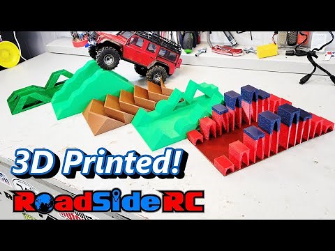 3D Printed Obstacles for SCX24 and TRX4M Scale Crawlers