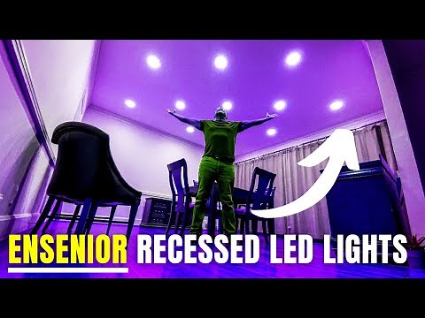 ENSENIOR LED RECESSED CEILING LIGHT | Unboxing, Dimmer Demonstration And Review