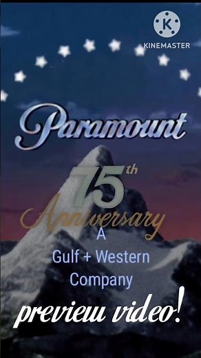 Paramount Pictures (1986) 75th anniversary prototype logo (Preview)