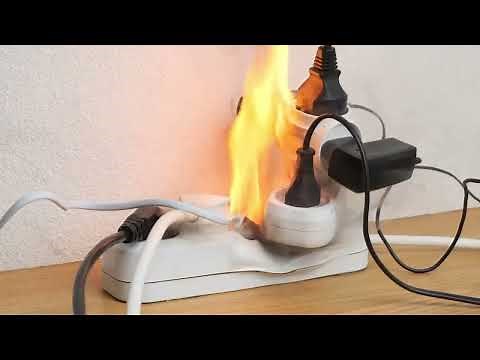 Don`t overload Socket - Electrical Safety