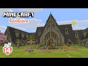 I Spent 200 Days Building a Massive Grand Stable in Minecraft Hardcore #14