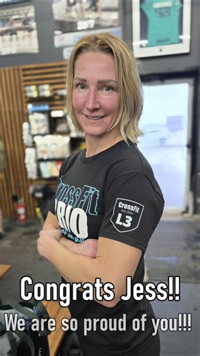 Congrats Coach Jess - CrossFit Level 3 Trainer!!