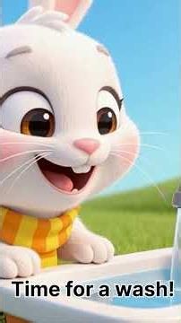 Little Paws, Clean Hands! 🐾 Sing Along Song for Kids | The Furry Crew (1) #Shorts