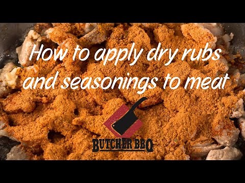 Butcher BBQ | How to apply dry rubs/seasonings to meat!