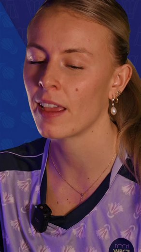An inspiration to Women’s athletes 💜 WATCH THE WBL NOW LIVE ON BADMINTONEUROPE.TV 🔴 #WBL #WBC | Badminton Europe
