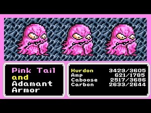 PINK TAIL & ADAMANT ARMOR | FINAL FANTASY 2 SNES(US)
