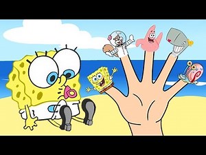 SpongeBob Squarepants Finger Family Song - Baby Spongebob Cartoon Nursery Rhymes
