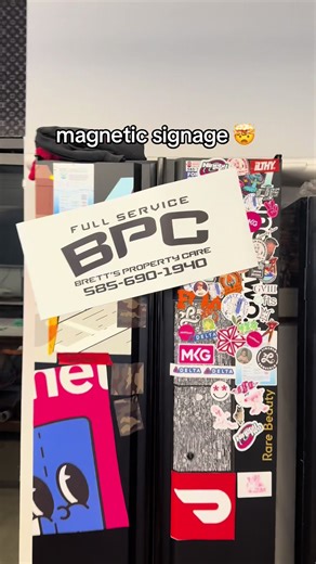 worlds biggest fridge magnet?! #magnet #signage #cool #branding #logo | Fridge Magnets