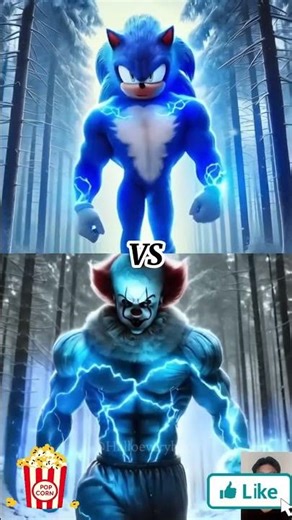 🍿 Sonic and Spider Man 🍿 Vs Pennywise Shapeshifter Avengers Iron Man