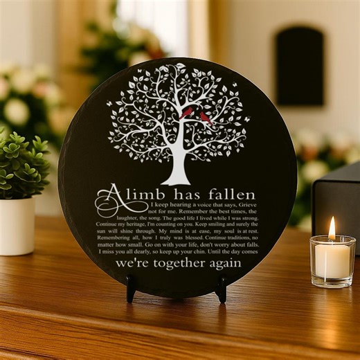 Personalized Memorial Garden Slate Stone, Remembrance Gift, Outdoor Tribute, Made in USA - Etsy