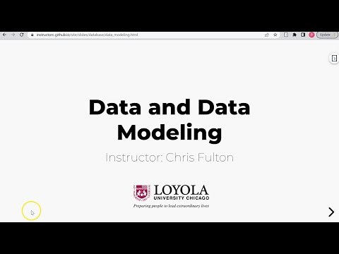 Data and Data Modeling: Associative Entities