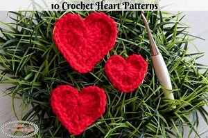 How to Crochet a Heart 10 different ways