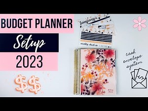 Setting Up My Budget Planner For 2023 | LOW INCOME BUDGET | Variable Income | CASH ENVELOPE SYSTEM