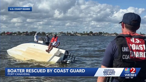 US Coast Guard rescues boaters off Port Canaveral
