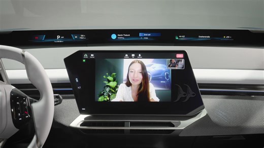 The new BMW iX3 50 xDrive - Video Call - Zoom for cars