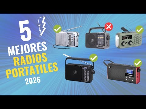 🚨 ¡NO COMPRES una Radio Portátil sin ver ESTO! 📻🔊 Las 5 MEJORES de 2026 a PRECIOS INCREÍBLES 🔥