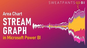 How to Build an Area Chart STREAM GRAPH in Power BI | Sean Chandler